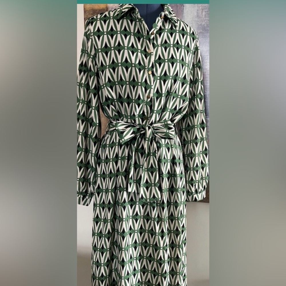 DVF inspired dress.